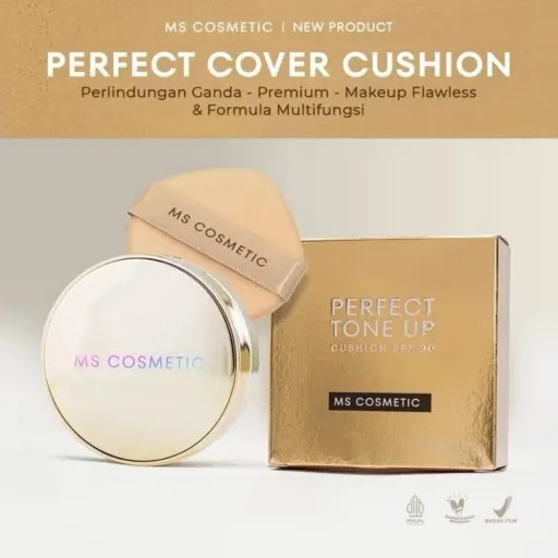 Ms Glow Ms Cosmetic Perfect Tone Up Cushion Spf 30 Original || Cushion Ms Glow