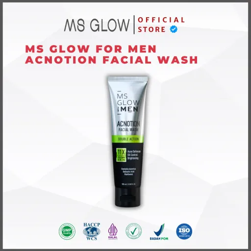 MS Glow For Men Acnotion Facial Wash