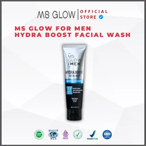 MS Glow For Men Hydra Boost Facial Wash