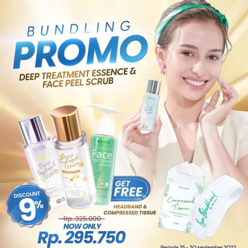 'Bundling DEEP TREATMENT ESSENCE ALL VARIAN + FACE PEEL SCRUB'